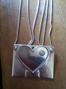 All the pendants together forming a great big heart! 