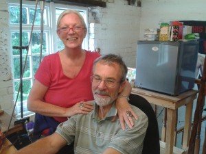 Teresa Speer and Peter Johns at In The Studio Jewellery School