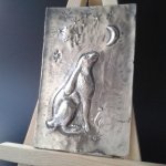 Moon Gazing Repousse Hare