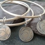 Snoozy Silver Hare Bangles