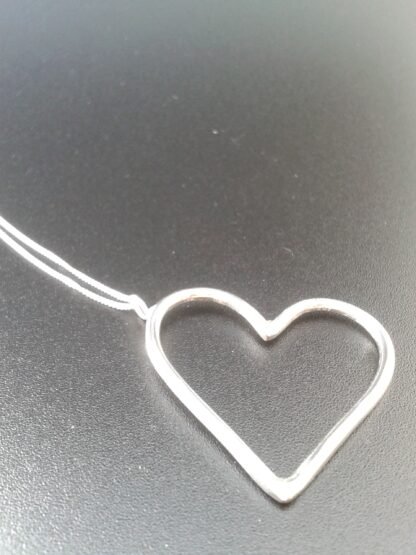 Silver Heart Pendant - Image 3