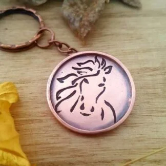 Copper Horse Keyring