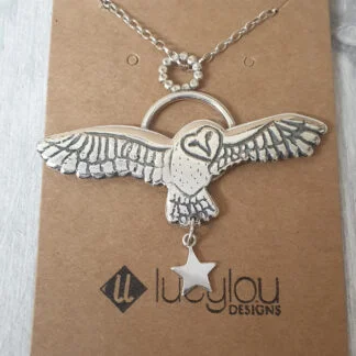 Silver Owl Pendant