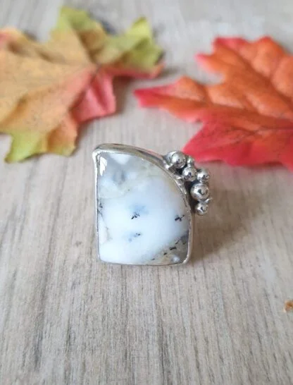 Dendrite Opal Ring