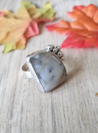 Dendrite Opal Ring