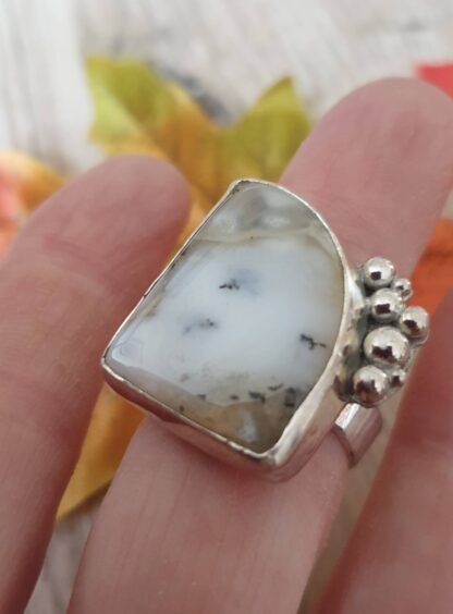 Dendritic Opal Ring - Image 2