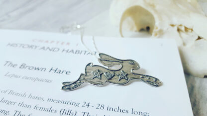 Magick Silver hare pendant