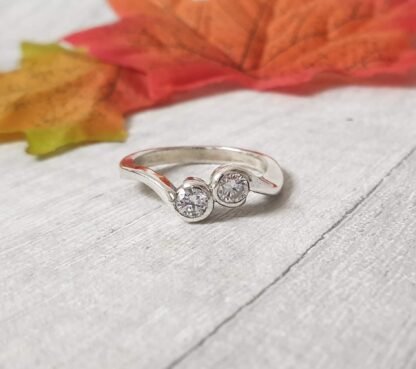 Double Bezel Set Ring