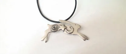 Orion Silver Hare Pendant
