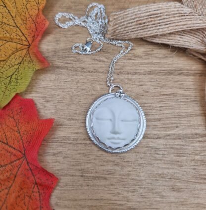 Moon Goddess Face Pendant