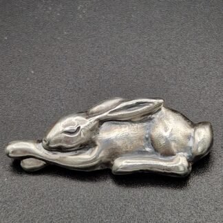 Morpheus sleeping silver carved hare