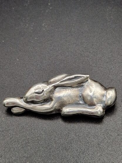 Morpheus sleeping silver carved hare